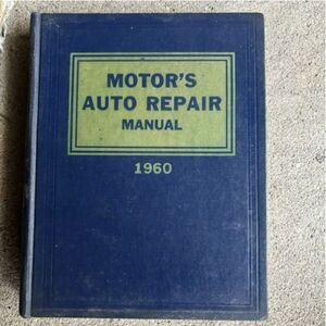 Motor’s Auto Repair Manual 23rd Edition 1960 Book